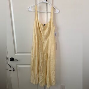 Old Navy- Butter Yellow - sundress Brand New